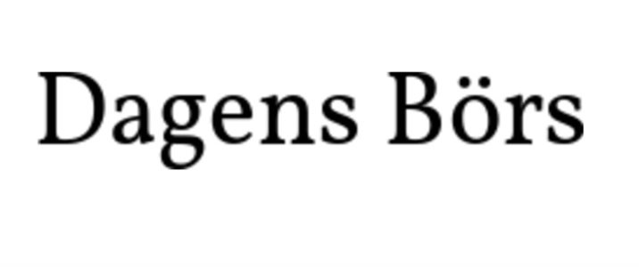 Dagens Börs